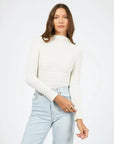 ALL ABOUT EVE- Arwen White Knit Top