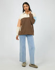 ALL ABOUT EVE LIBBY 1/4 ZIP JUMPER
