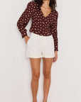 MINK PINK - Cedar Spot Corset Blouse