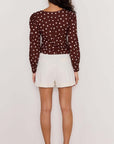MINK PINK - Cedar Spot Corset Blouse
