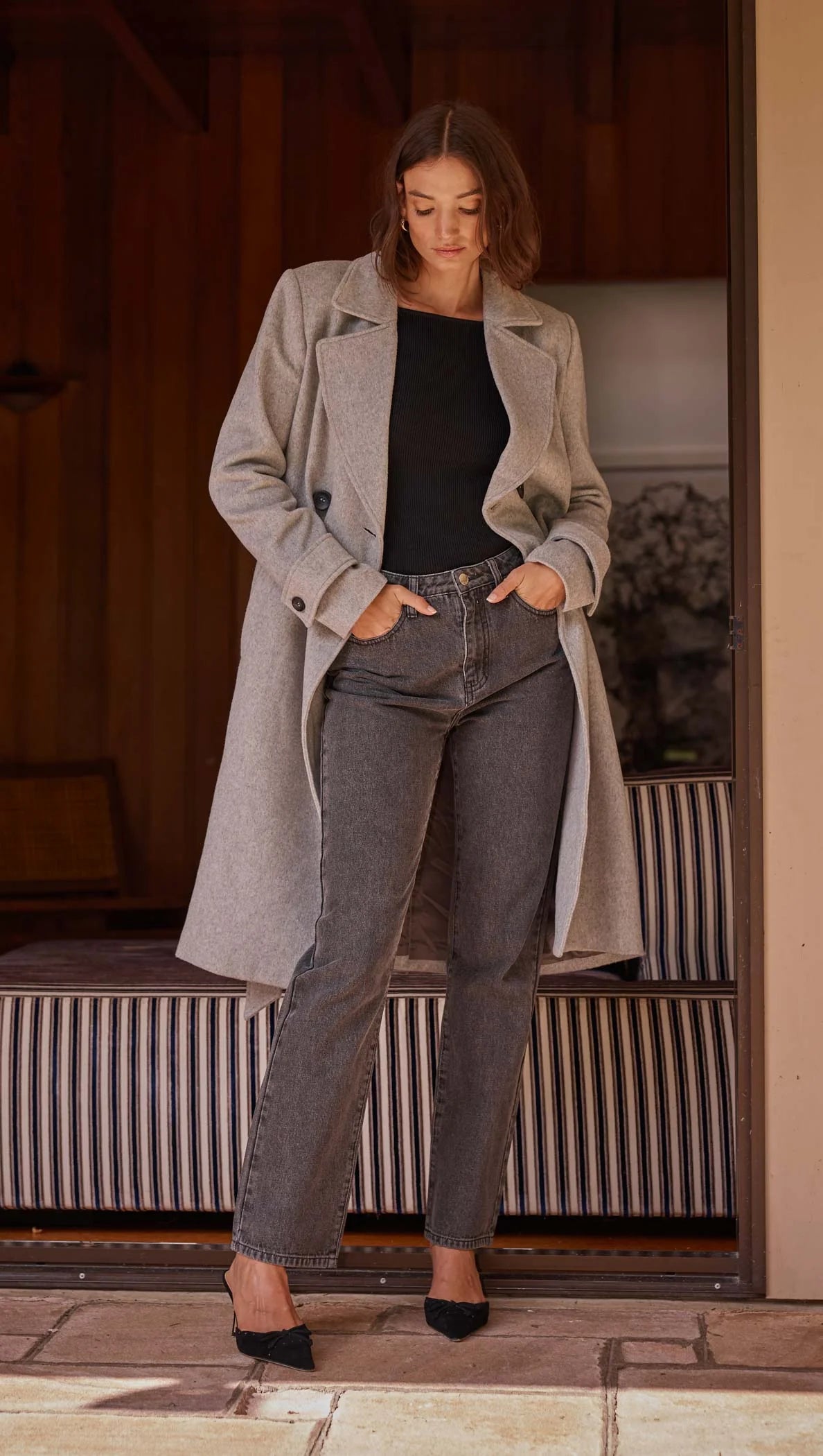 STAPLE THE LABEL- Mason Straight Leg Jeans