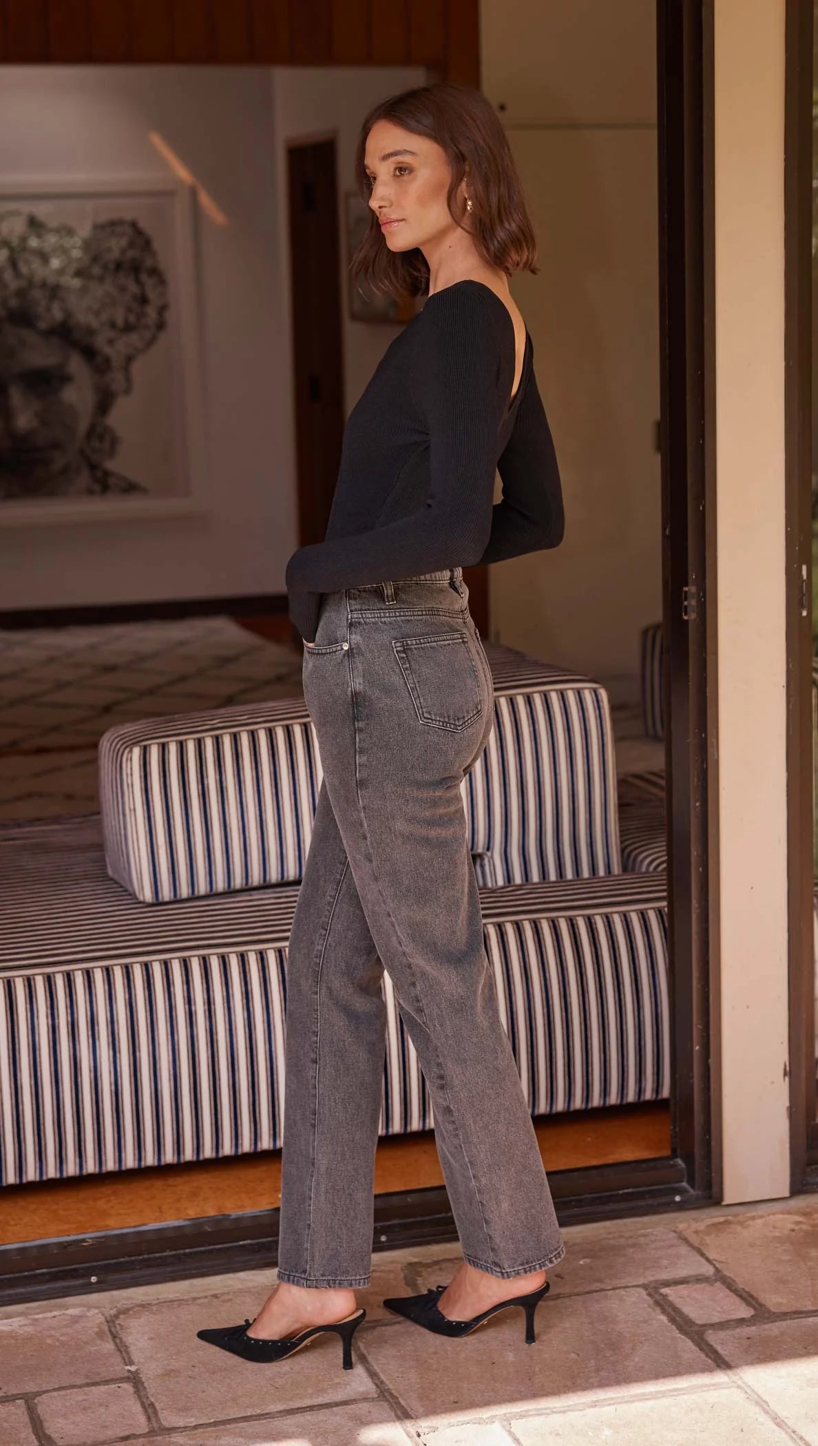 STAPLE THE LABEL- Mason Straight Leg Jeans