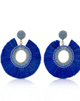 Paros Blue Statement Earrings