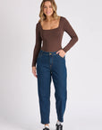 ONE TEN WILLOW-  Everyday Jeans - Dark Denim