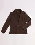 ONE TEN WILLOW- Chocolate Brown Jacket
