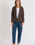 ONE TEN WILLOW- Chocolate Brown Jacket