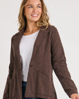 ONE TEN WILLOW- Chocolate Brown Jacket