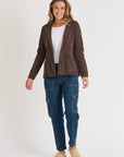 ONE TEN WILLOW- Chocolate Brown Jacket