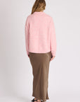 ELLIS & DEWEY - Collared Jumper - Pink