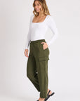 ELLIS AND DEWEY PULL ON CARGO PANT - KHAKI