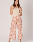 ELLIS AND DEWEY- PATTERNED PANTS