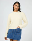 ALL ABOUT EVE- Aya Knit Vanilla