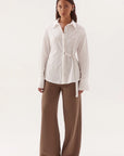 SOVERE - Blume Shirt - Chalk