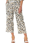 GORDON SMITH-  Animal Print Urban Pant. Linen