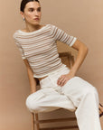 STAPLE THE LABEL - Echo Stripe Knit Tee