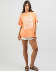 ALL ABOUT EVE- Arcadia Tee Shirt. Peach