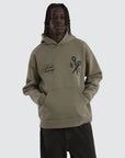 KISS CHACEY - Nailed Relaxed Hoodie Khaki