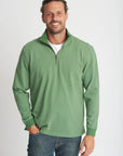 GOONDIWINDI COTTON-  100% Cotton Mens Zip Rugby Sage  $139.00