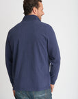 GOONDIWINDI COTTON-  100% Cotton Mens Zip Rugby - Navy