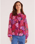 MINK PINK-   Lexie Long Sleeve Blouse