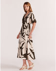 STAPLE THE LABEL-   Acacia Wrap Midi Dress