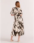 STAPLE THE LABEL-   Acacia Wrap Midi Dress