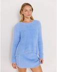 MINK PINK - Elidi Knit Top - Powder Blue