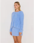 MINK PINK - Elidi Knit Top - Powder Blue