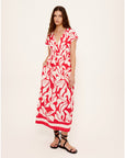 STAPLE THE LABEL - Serata Shirred Midi Dress