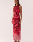 SOVERE - Florence Dress. Raspberry