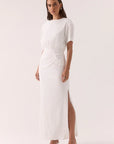 SOVERE - Aine Dress. Chalk