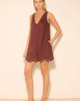 MON RENN - Aleria Dress. Plum
