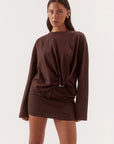 SOVERE - Izel Longsleeve - Espresso