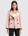 BELLE AND BOOM - I'm Yours Wool Blend Peacoat