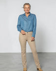 EQUINOX - Stretch Cotton Solid Denim 5-Pocket-Jean