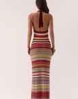 SOVRE - Pandora Knit Dress. Stripe