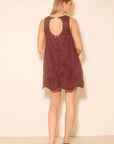 MON RENN - Aleria Dress. Plum