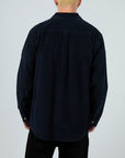 SILENT THEORY - Cord OverShirt  Navy