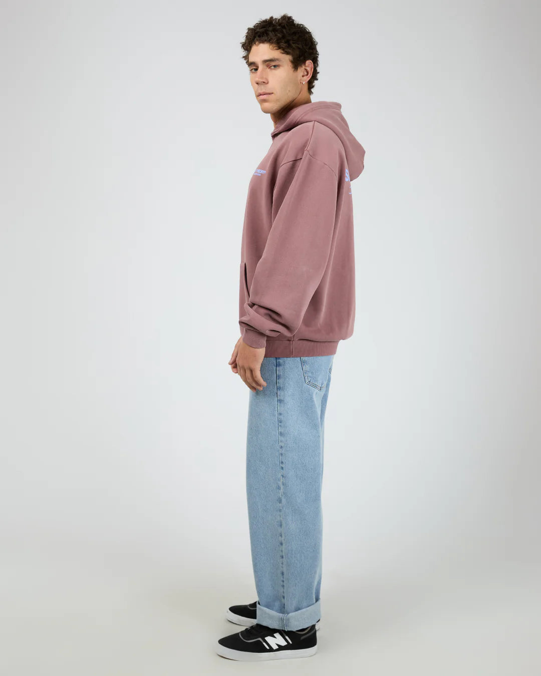 SILENT THEORY VITAL HOODIE PLUM