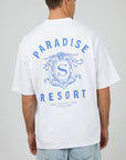 SILENT THEORY - Paradise Resort Box Tee White