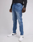 SILENT THEORY- Shadow Mens Jean - Drifter Blue