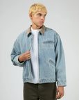 SILENT THEORY - Barn Jacket Bleached Blue