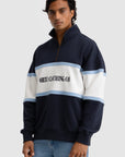 ORTC - Heritage Panel Quarter Zip - Navy
