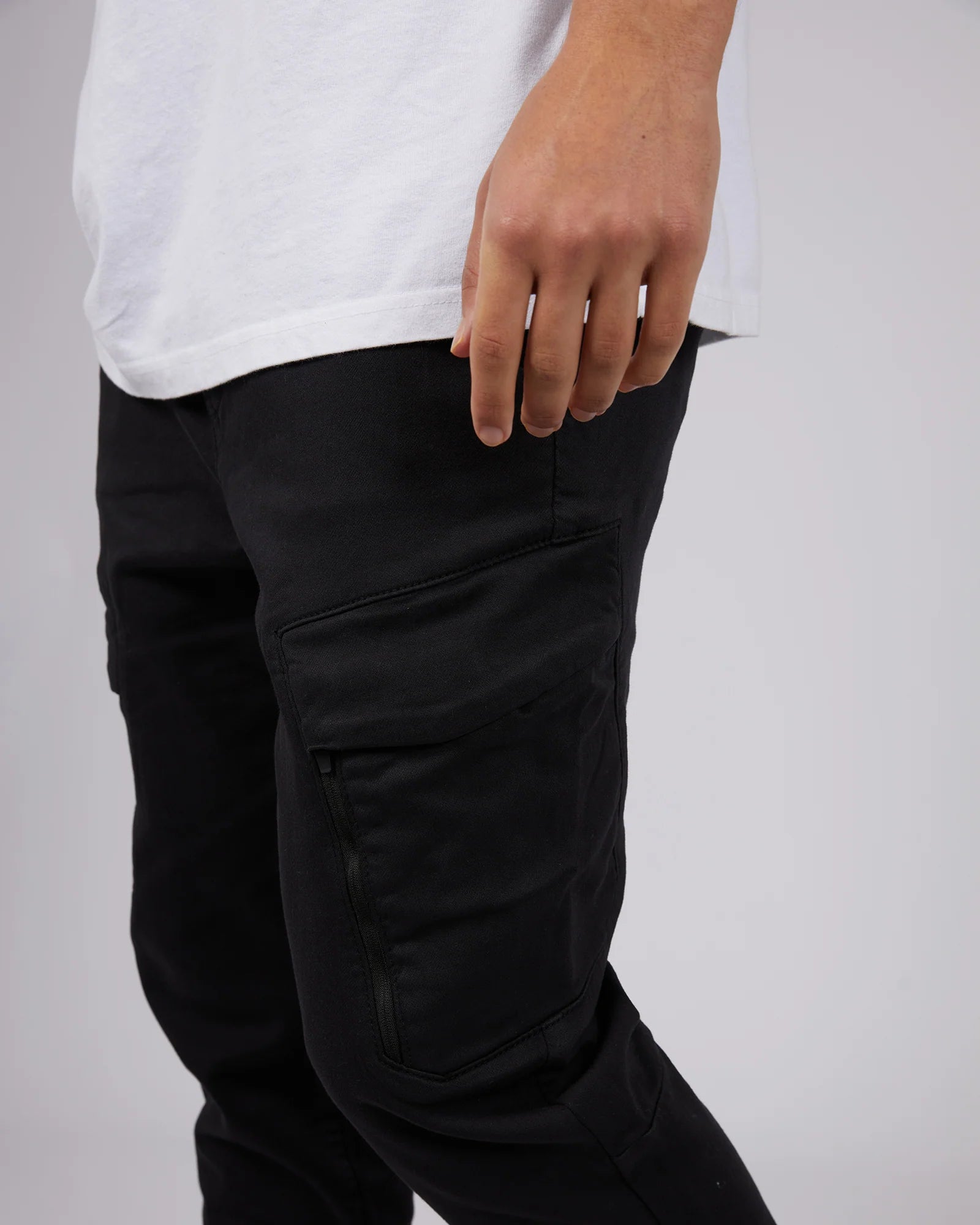 ST GOLIATH-  Black Inset Cargo Pant