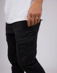 ST GOLIATH-  Black Inset Cargo Pant