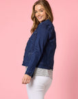 THREADZ - Maggie Denim Jacket - Dark Denim