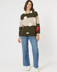 CLARITY Moonlight Spot Print Knit - Khaki.