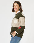 CLARITY Moonlight Spot Print Knit - Khaki.