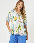 THREADZ - Amalfi Shirt - Blue / Multi