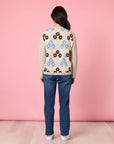 GORDON SMITH - Vermont Floral Knit Jumper - Natural/Multi